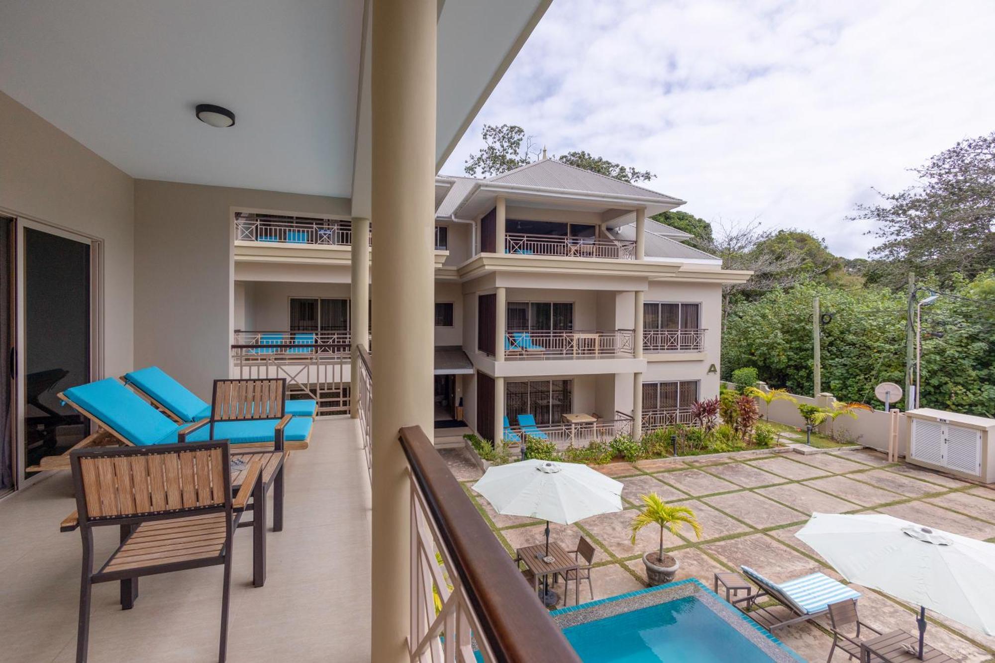 Sahaj Holiday Apartments Baie Sainte Anne Buitenkant foto